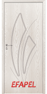 Интериорна врата Efapel 4553, цвят Бяла мура