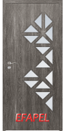 Интериорна врата Efapel 4558, цвят Сив кестен