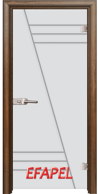 Стъклена интериорна врата Sand G 13 4, Императорска акация