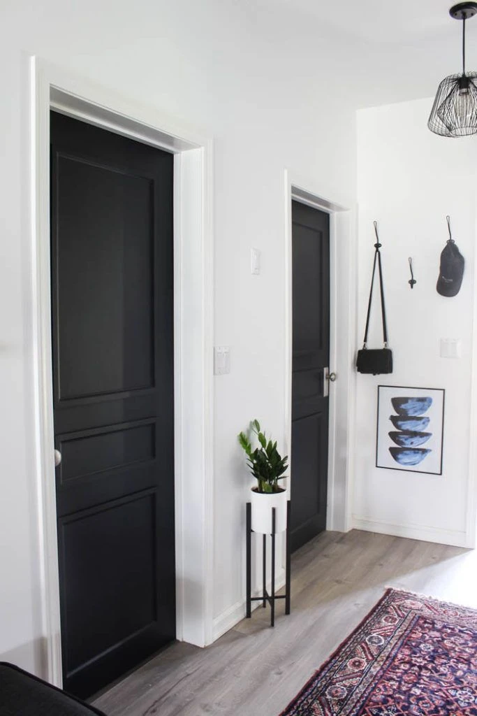 A Brand New Interior Door Design To Complete Our Modern Hallway Love Create Celebrate