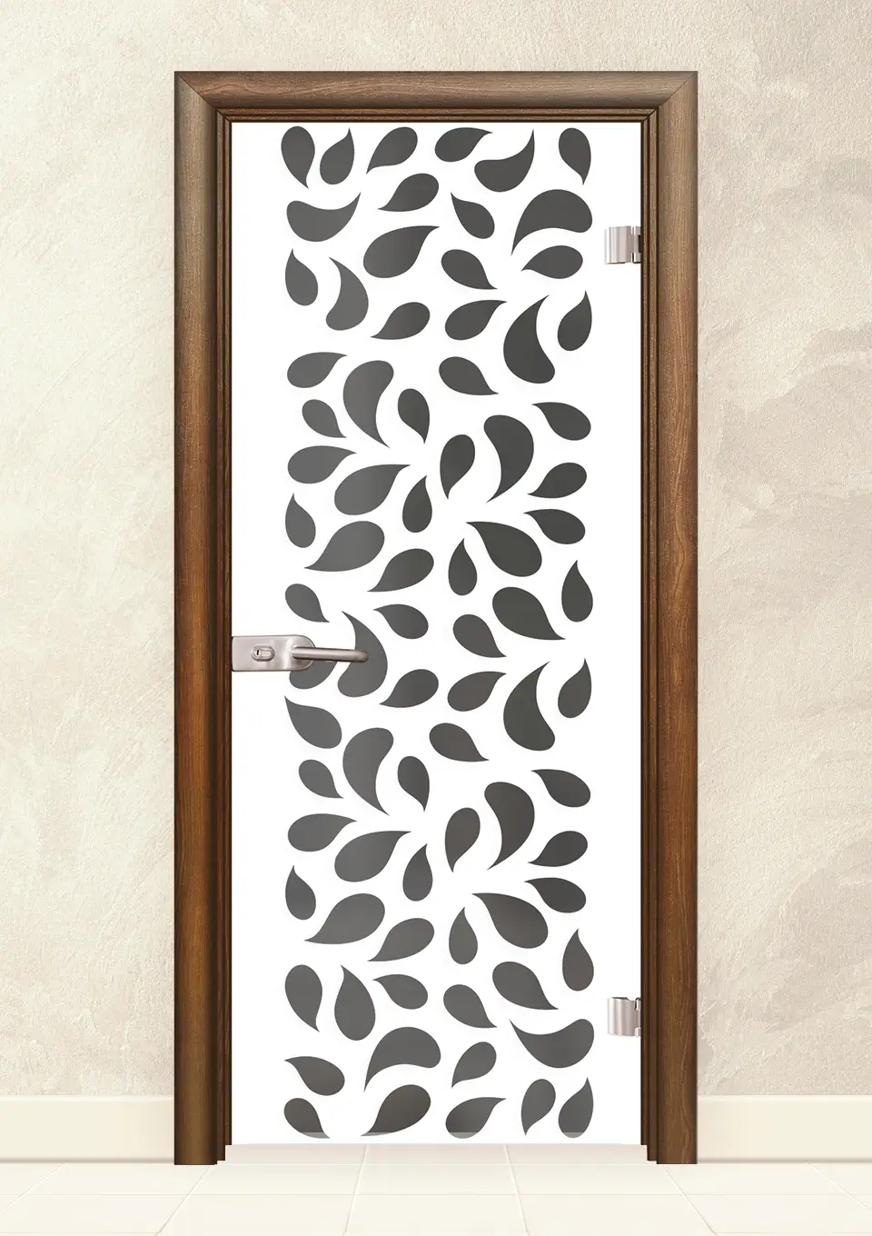 Стъклена интериорна врата Print G 13-1 Императорска Акация