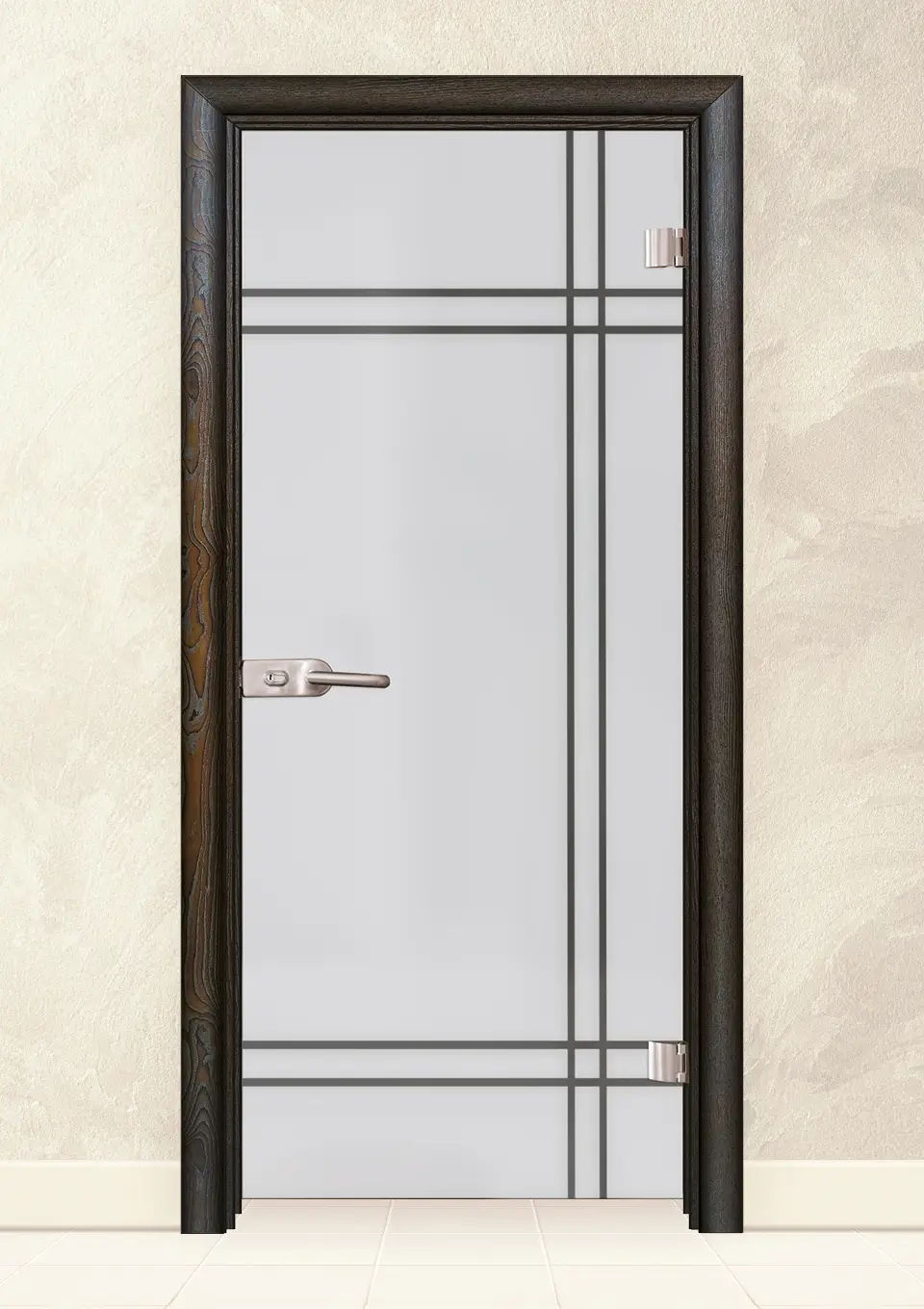 Стъклена интериорна врата Sand G 13-8 Палисандър